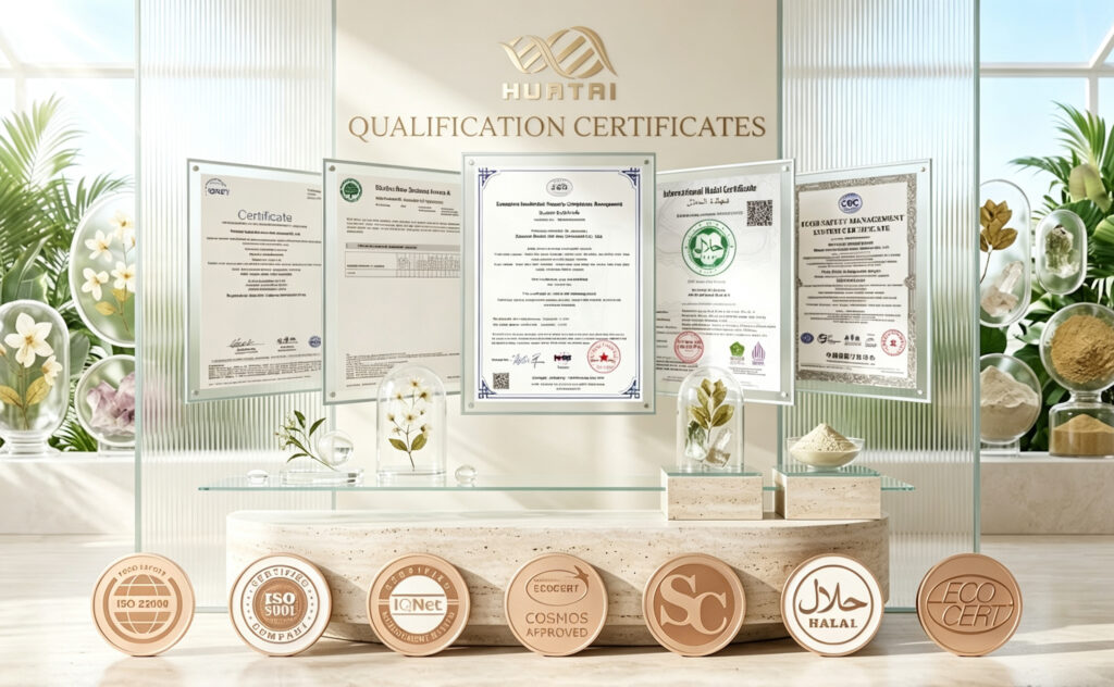 HUATAI QUALIFICATION CERTIFICATES