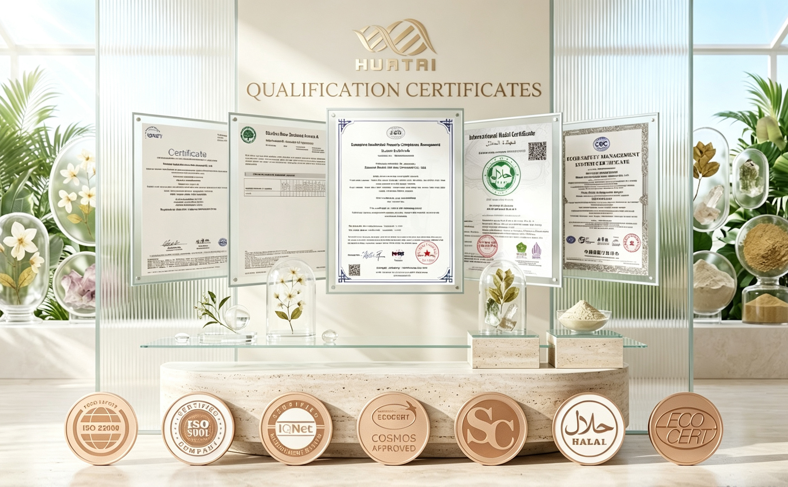 HUATAI QUALIFICATION CERTIFICATES