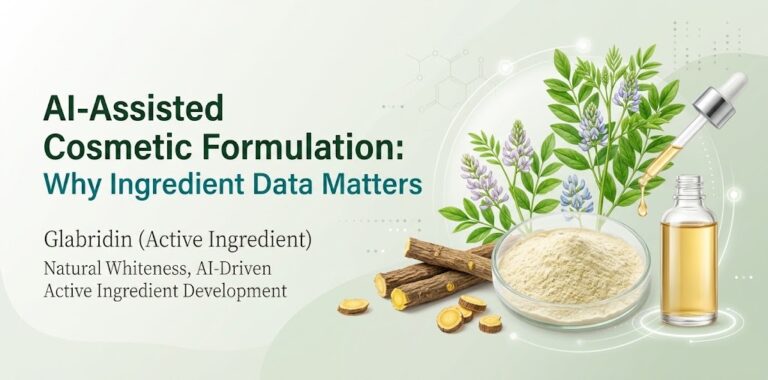 AI-Assisted Cosmetic Formulation: Why Ingredient Data Matters